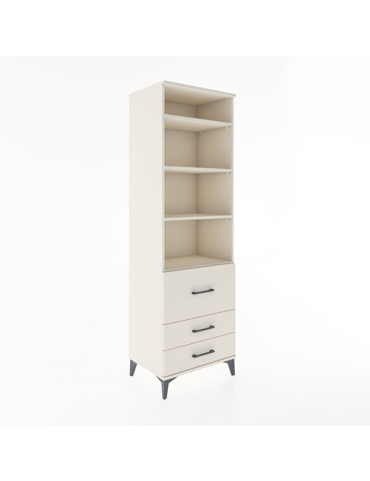 Hyperion Dolap 4 Raflı 3 Çekmeceli 60x44x195 Aytaşı-Aytaşı