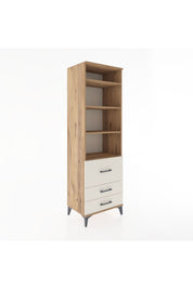 Hyperion Dolap 4 Raflı 3 Çekmeceli 60x44x195 Çam-Aytaşı