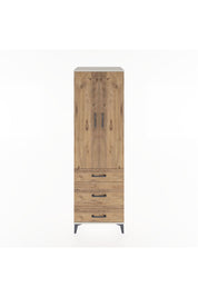 Hyperion Dolap 2 Raflı 3 Çekmeceli Tek Askılı 60x44x195 Aytaşı-Çam