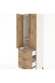 Hyperion Dolap 2 Raflı 3 Çekmeceli Tek Askılı 60x44x195 Aytaşı-Çam