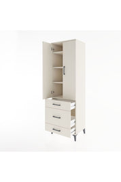 Hyperion Dolap 4 Raflı 3 Çekmeceli 2 Kapaklı 60x44x195 Aytaşı-Aytaşı