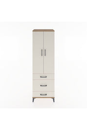 Hyperion Dolap 4 Raflı 3 Çekmeceli 2 Kapaklı 60x44x195 Çam-Aytaşı