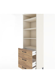 Hyperion Dolap 4 Raflı 3 Çekmeceli 60x44x195 Aytaşı-Çam