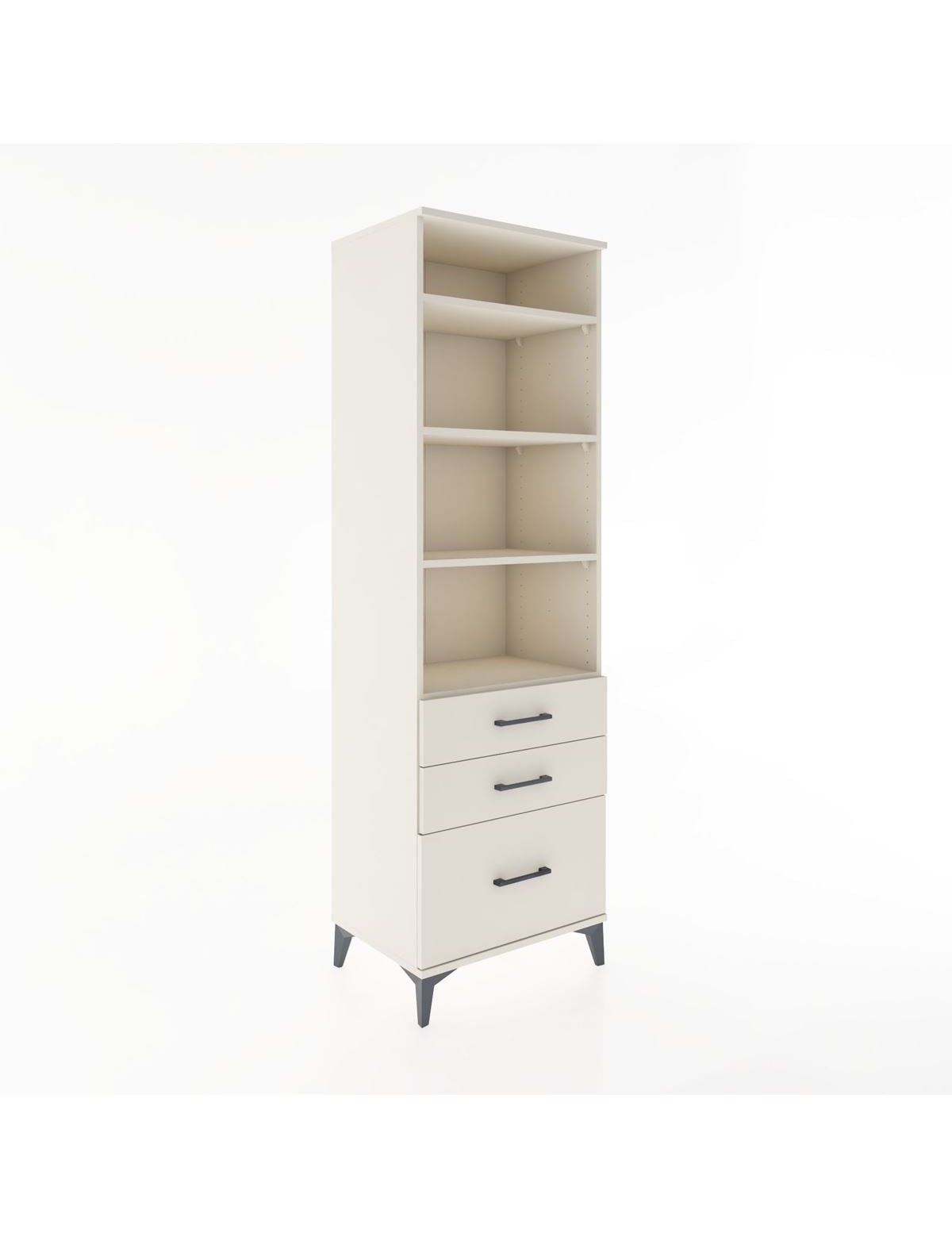 Hyperion Dolap 4 Raflı 3 Çekmeceli 60x44x195 Aytaşı-Aytaşı