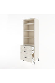 Hyperion Dolap 4 Raflı 3 Çekmeceli 60x44x195 Aytaşı-Aytaşı