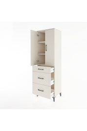 Hyperion Dolap 3 Raflı 3 Çekmeceli 2 Kapaklı 60x44x195 Aytaşı-Aytaşı