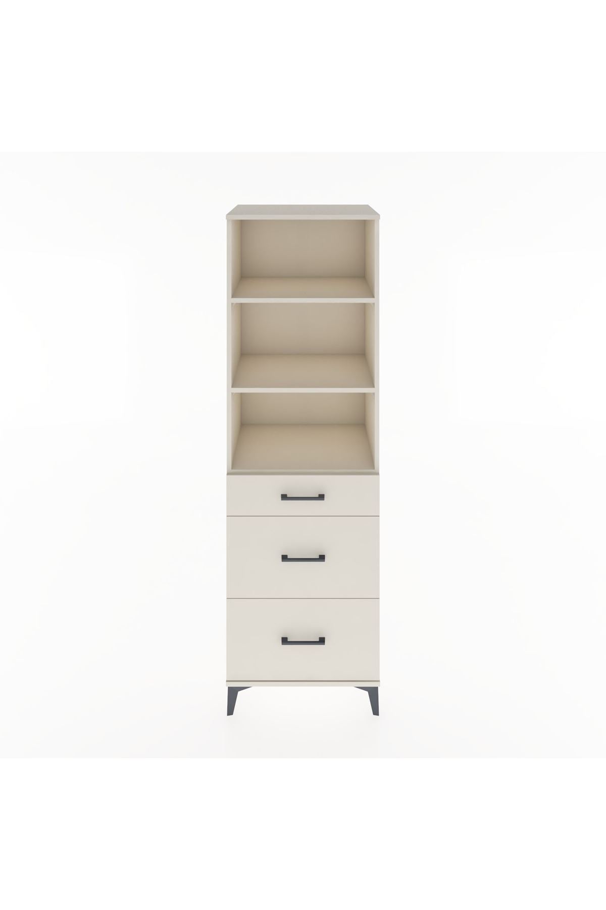 Hyperion Dolap 3 Raflı 3 Çekmeceli 60x44x195 Aytaşı-Aytaşı