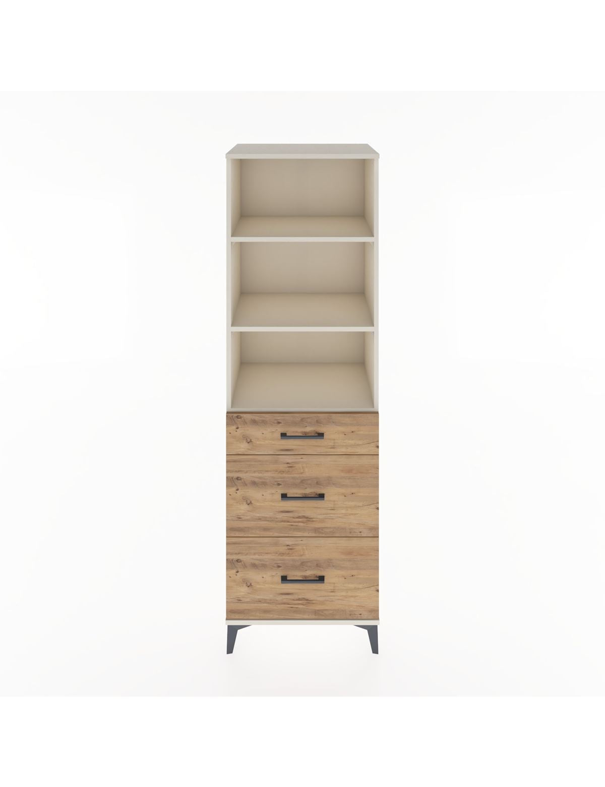 Hyperion Dolap 3 Raflı 3 Çekmeceli 60x44x195 Aytaşı-Çam