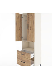 Hyperion Dolap 2 Raflı 2 Çekmeceli Tek Askılı 60x44x195 Aytaşı-Çam