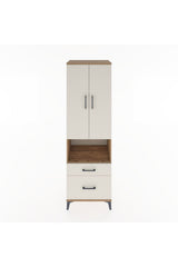 Hyperion Dolap 2 Raflı 2 Çekmeceli Tek Askılı 60x44x195