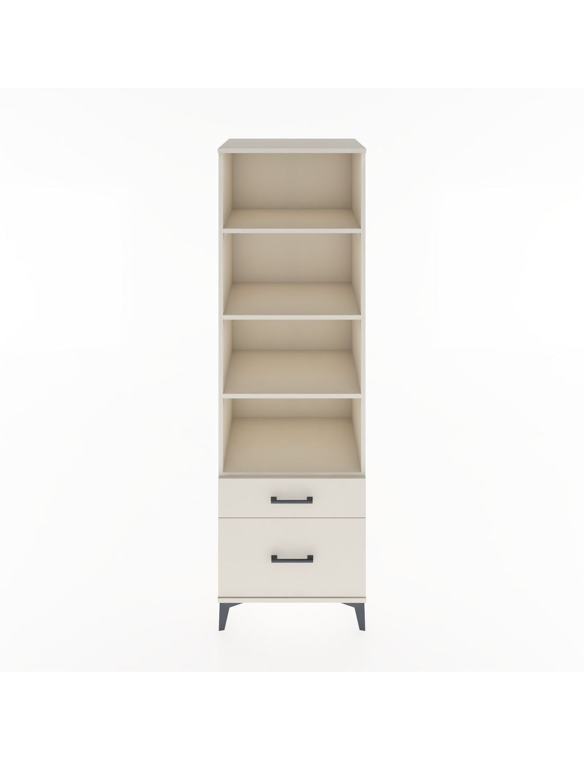 Hyperion Dolap 4 Raflı 2 Çekmeceli 60x44x195 Aytaşı-Aytaşı