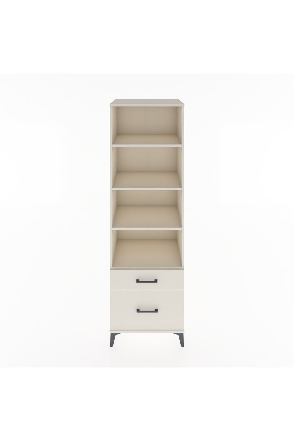 Hyperion Dolap 4 Raflı 2 Çekmeceli 60x44x195 Aytaşı-Aytaşı