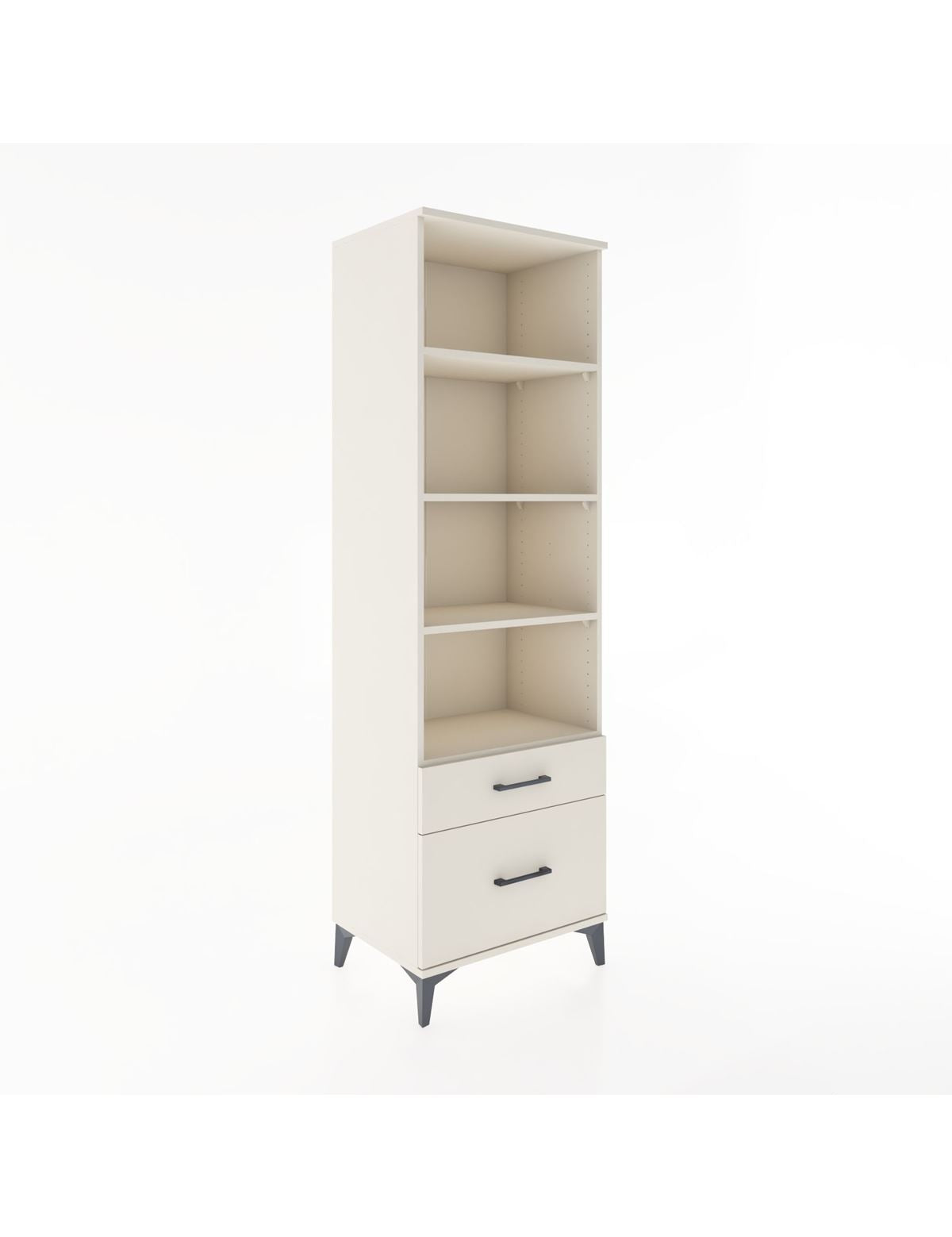 Hyperion Dolap 4 Raflı 2 Çekmeceli 60x44x195 Aytaşı-Aytaşı