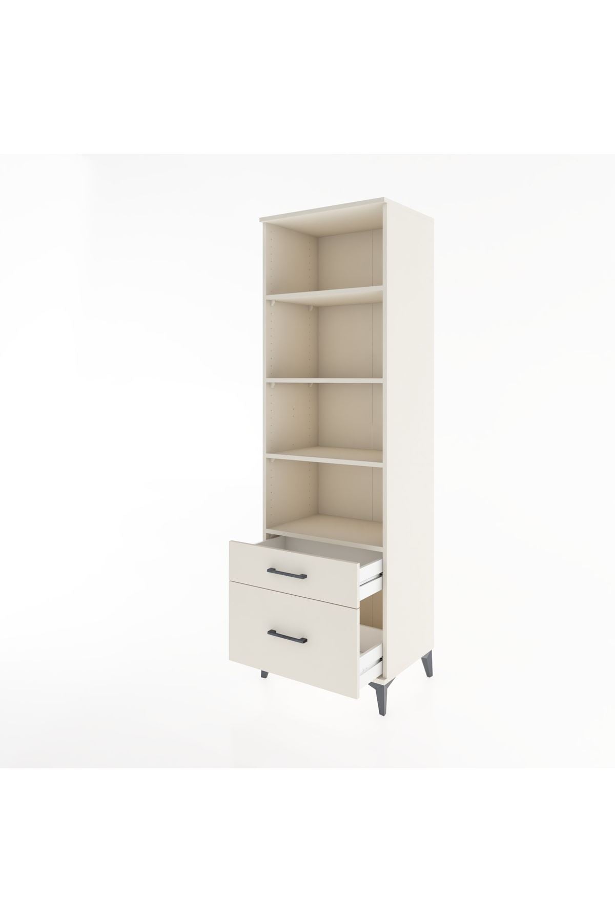 Hyperion Dolap 4 Raflı 2 Çekmeceli 60x44x195 Aytaşı-Aytaşı