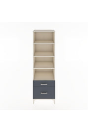 Hyperion Dolap 4 Raflı 2 Çekmeceli 60x44x195 Aytaşı-Antrasit