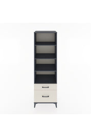 Hyperion Dolap 4 Raflı 2 Çekmeceli 60x44x195 Antrasit-Aytaşı