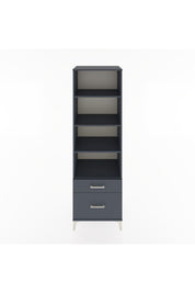 Hyperion Dolap 4 Raflı 2 Çekmeceli 60x44x195 Antrasit-Antrasit