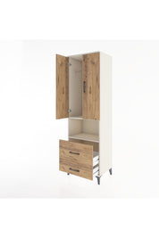 Hyperion Dolap 2 Raflı 2 Çekmeceli Tek Askılı 60x44x195 Aytaşı-Çam