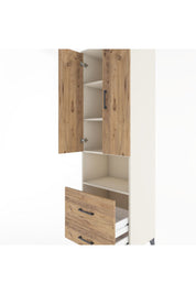 Hyperion Dolap 4 Raflı 2 Çekmeceli 2 Kapaklı 60x44x195 Aytaşı-Çam