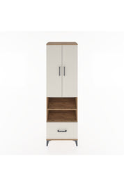 Hyperion Dolap 3 Raflı Tek Çekmeceli Tek Askılı 60x44x195 Çam-Aytaşı