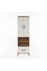 Hyperion Dolap 3 Raflı Tek Çekmeceli Tek Askılı 60x44x195