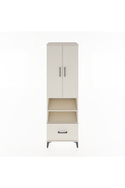 Hyperion Dolap 5 Raflı Tek Çekmeceli 2 Kapaklı 60x44x195 Aytaşı-Aytaşı