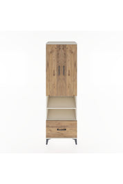 Hyperion Dolap 5 Raflı Tek Çekmeceli 2 Kapaklı 60x44x195 Aytaşı-Çam