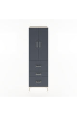Hyperion Dolap Tek Raflı 3 Çekmeceli Tek Askılı 60x44x195
