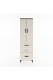 Hyperion Dolap 3 Raflı 3 Çekmeceli 2 Kapaklı 60x44x195 Çam-Aytaşı