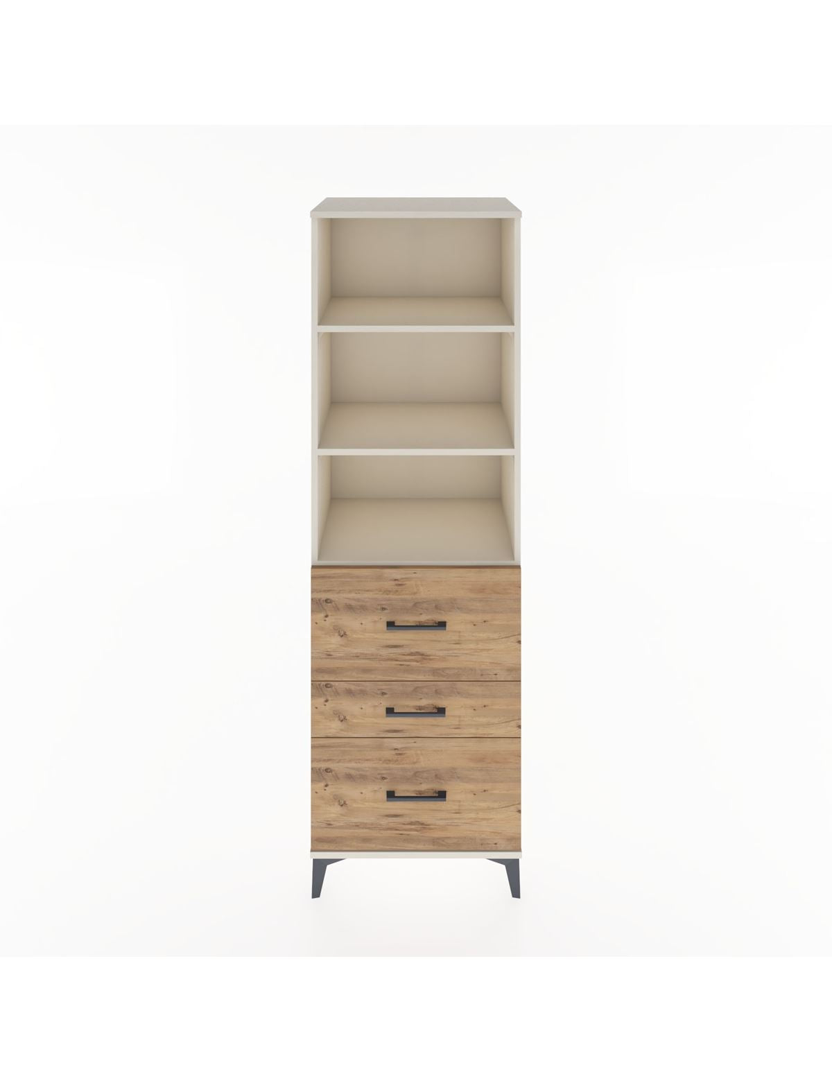 Hyperion Dolap 3 Raflı 3 Çekmeceli 60x44x195 Aytaşı-Çam