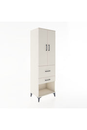 Hyperion Dolap Tek Raflı 2 Çekmeceli Tek Askılı 60x44x195 Aytaşı-Aytaşı