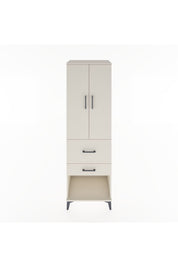 Hyperion Dolap Tek Raflı 2 Çekmeceli Tek Askılı 60x44x195 Aytaşı-Aytaşı