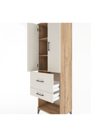 Hyperion Dolap 3 Raflı 2 Çekmeceli 2 Kapaklı 60x44x195 Çam-Aytaşı