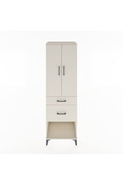 Hyperion Dolap Tek Raflı 2 Çekmeceli Tek Askılı 60x44x195 Aytaşı-Aytaşı