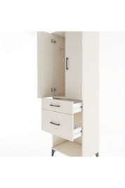 Hyperion Dolap Tek Raflı 2 Çekmeceli Tek Askılı 60x44x195 Aytaşı-Aytaşı