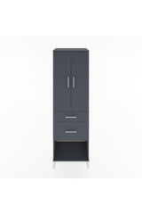 Hyperion Dolap Tek Raflı 2 Çekmeceli Tek Askılı 60x44x195
