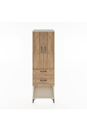 Hyperion Dolap 3 Raflı 2 Çekmeceli 2 Kapaklı 60x44x195 Aytaşı-Çam