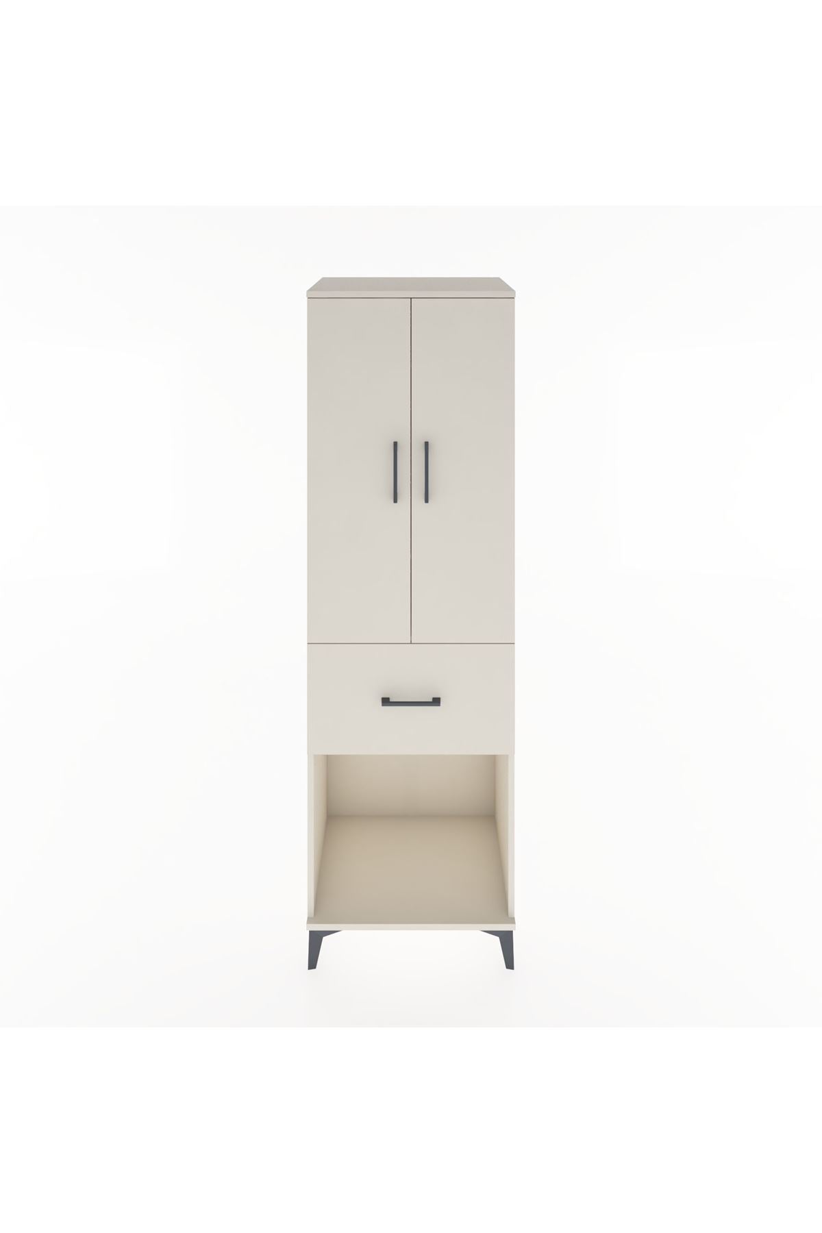 Hyperion Dolap Tek Raflı Tek Çekmeceli Tek Askılı 60x44x195 Aytaşı-Aytaşı