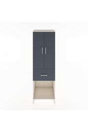 Hyperion Dolap Tek Raflı Tek Çekmeceli Tek Askılı 60x44x195 Aytaşı-Antrasit