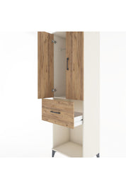 Hyperion Dolap Tek Raflı Tek Çekmeceli Tek Askılı 60x44x195 Aytaşı-Çam