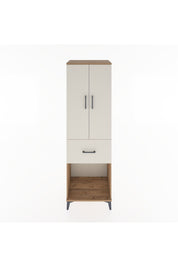 Hyperion Dolap Tek Raflı Tek Çekmeceli Tek Askılı 60x44x195 Çam-Aytaşı