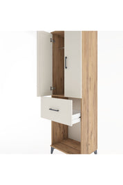 Hyperion Dolap Tek Raflı Tek Çekmeceli Tek Askılı 60x44x195 Çam-Aytaşı