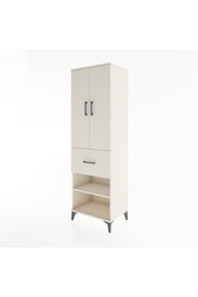 Hyperion Dolap 4 Raflı Tek Çekmeceli 2 Kapaklı 60x44x195 Aytaşı-Aytaşı