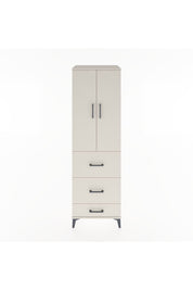 Hyperion Dolap Tek Raflı 3 Çekmeceli Tek Askılı 60x44x195 Aytaşı-Aytaşı