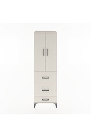 Hyperion Dolap 3 Raflı 3 Çekmeceli 2 Kapaklı 60x44x195 Aytaşı-Aytaşı