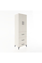 Hyperion Dolap 3 Raflı 3 Çekmeceli 2 Kapaklı 60x44x195 Aytaşı-Aytaşı