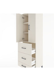 Hyperion Dolap 3 Raflı 3 Çekmeceli 2 Kapaklı 60x44x195 Aytaşı-Aytaşı