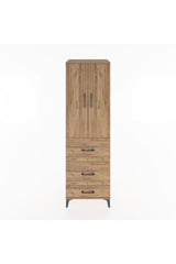 Hyperion Dolap 3 Raflı 3 Çekmeceli 2 Kapaklı 60x44x195