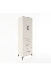 Hyperion Dolap Tek Raflı 3 Çekmeceli Tek Askılı 60x44x195 Aytaşı-Aytaşı