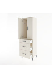 Hyperion Dolap Tek Raflı 3 Çekmeceli Tek Askılı 60x44x195 Aytaşı-Aytaşı